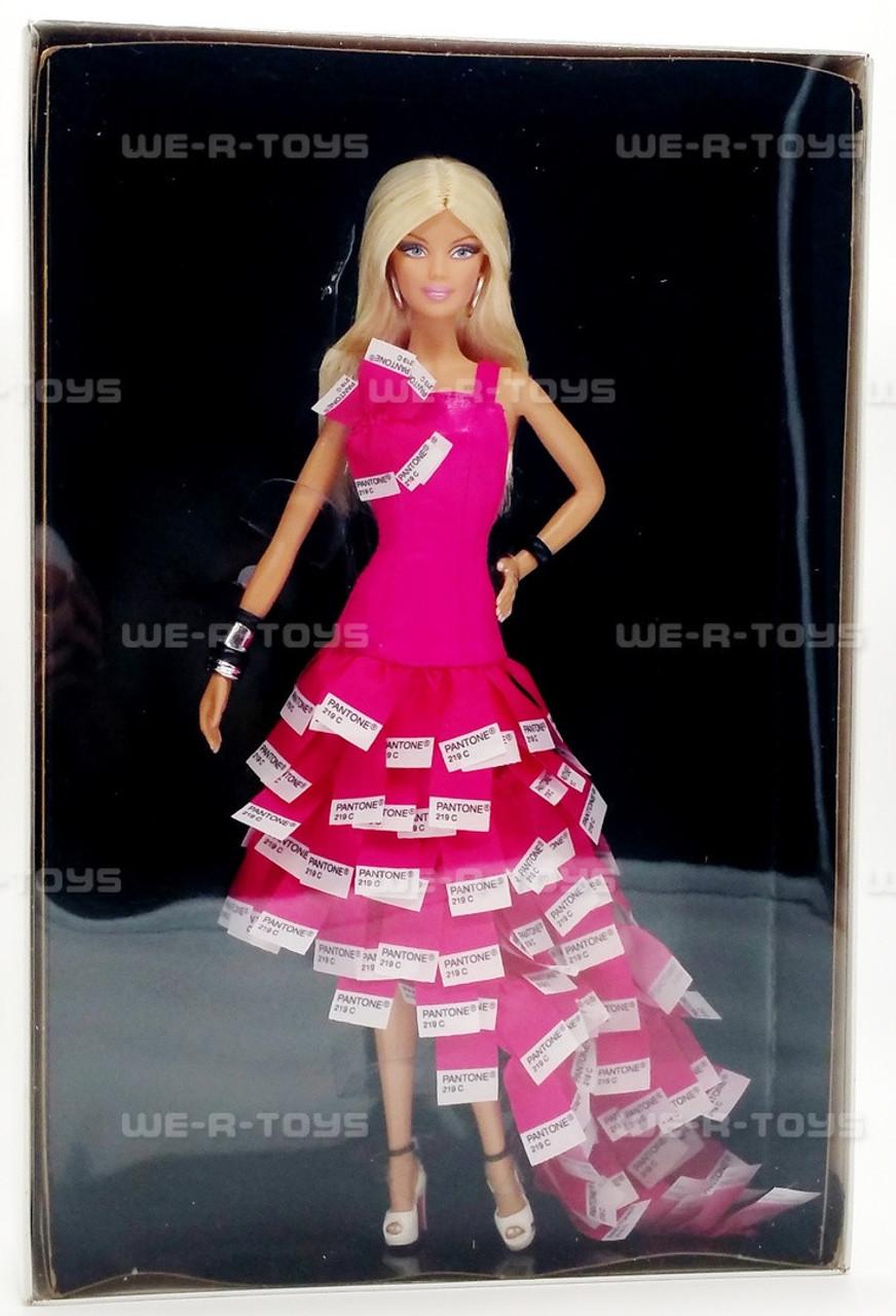 Barbie Collector Pink in Pantone Barbie Doll 2011 Mattel W3376