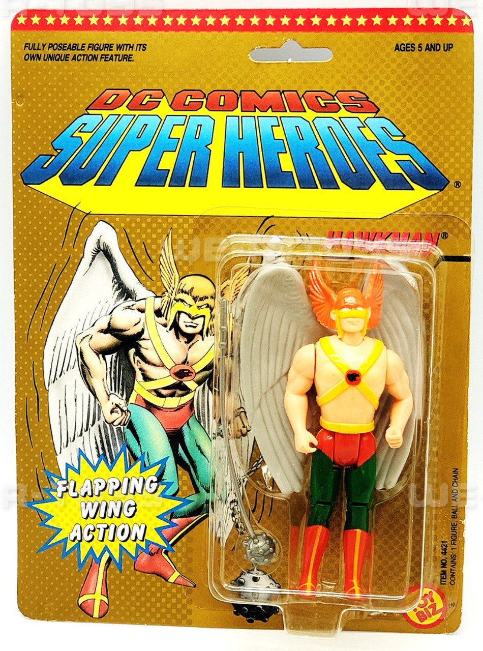 DC Comics Super Heroes Hawkman Action Figure 1990 NRFP 4421