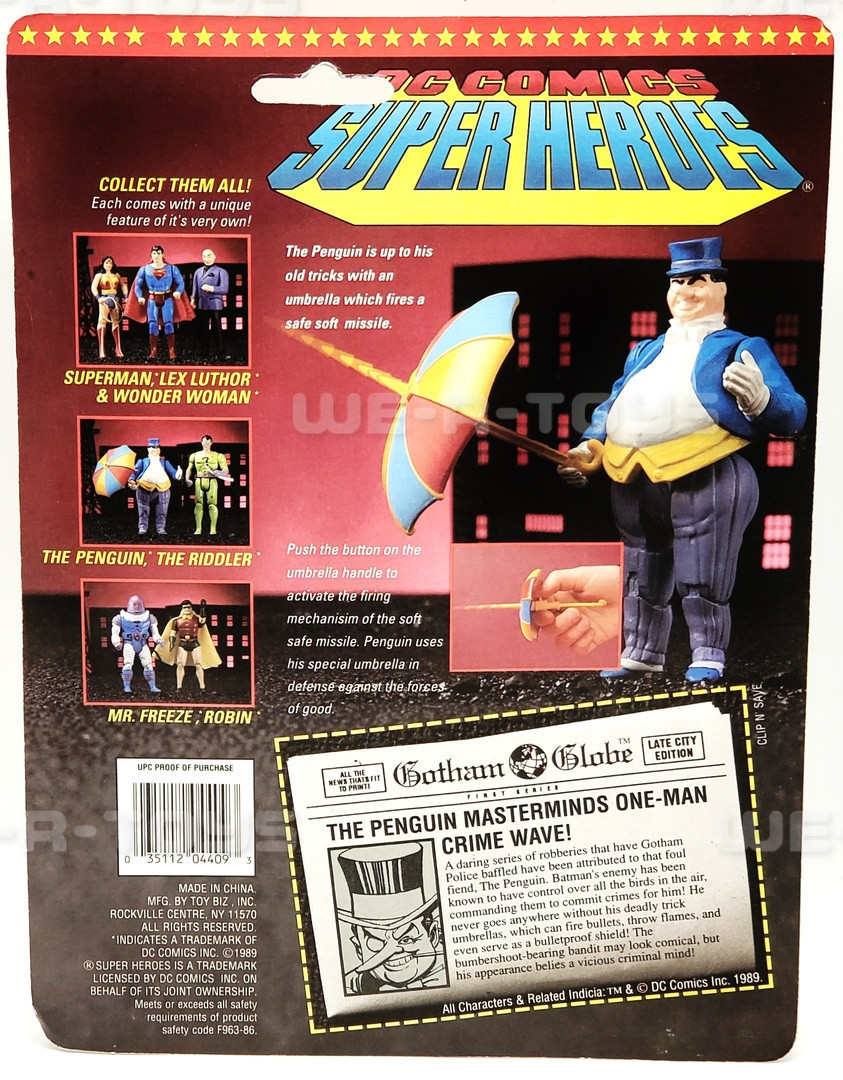 DC Comics Super Heroes The Penguin Action Figure No Tails