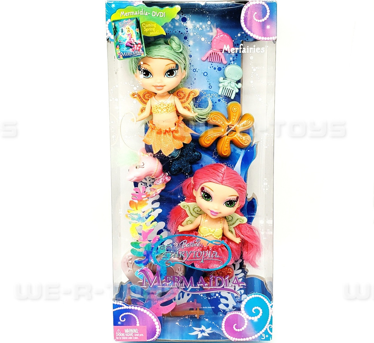 Barbie Fairytopia Mermaidia Merfairies Dolls 2005 Mattel #J0726