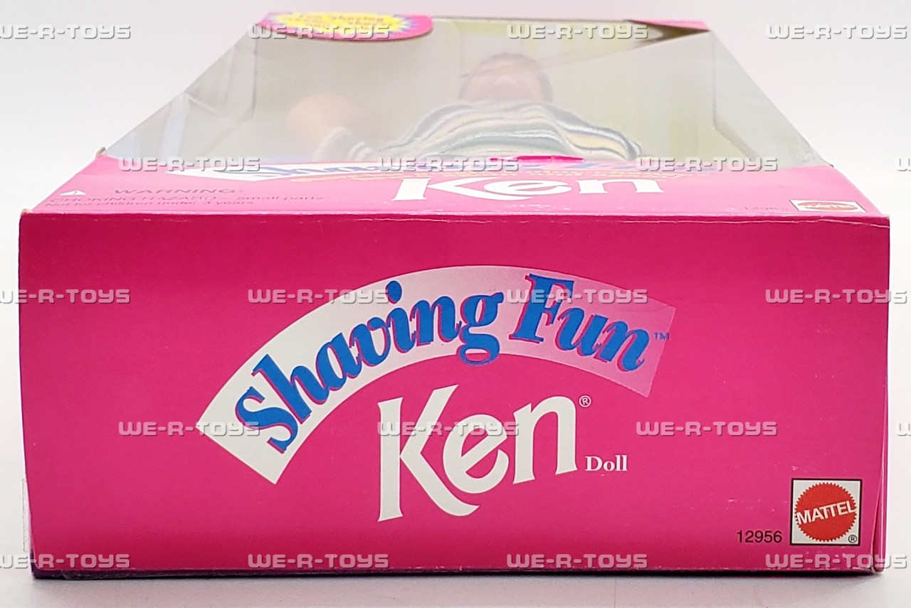 Shaving Fun Ken Doll with Magic Color Change Beard 1994 Mattel
