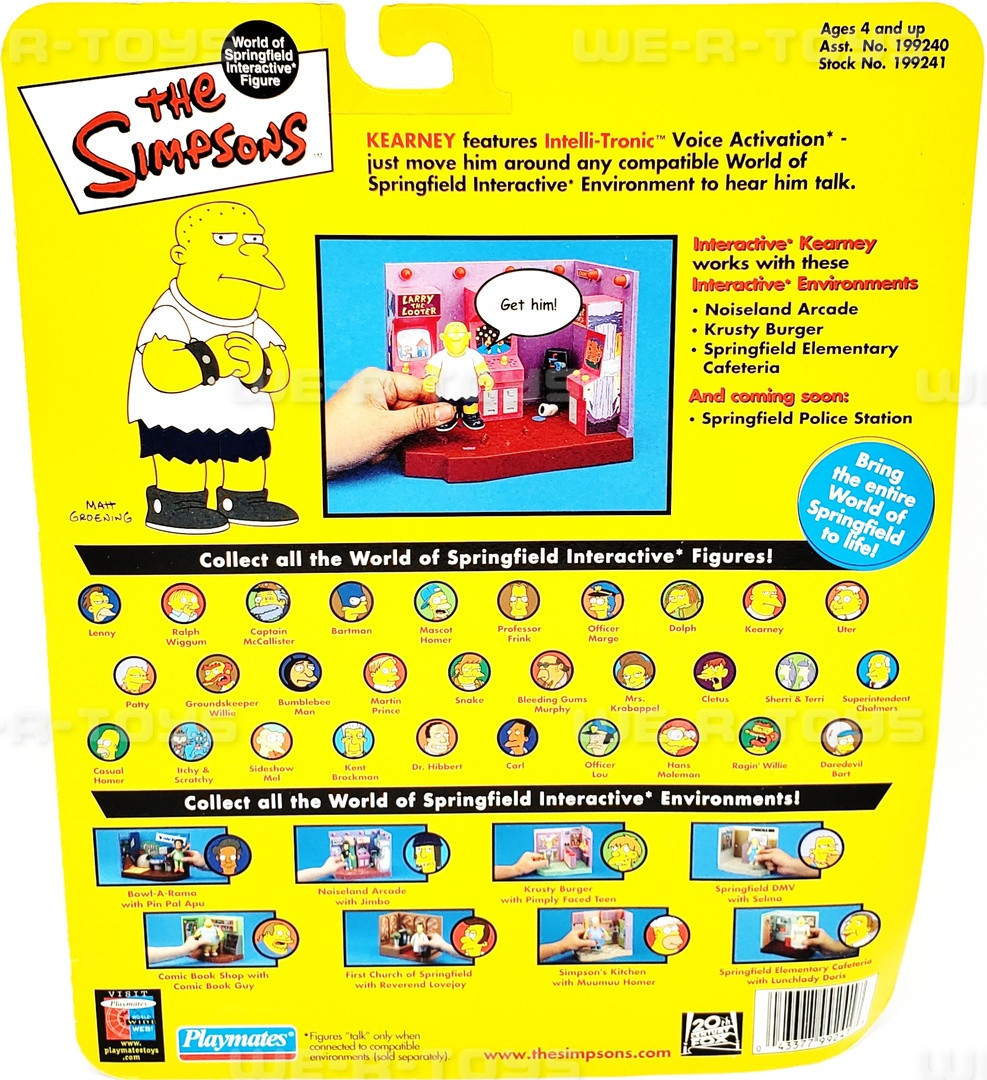 The Simpsons World of Springfield Interactive Figures Kearney