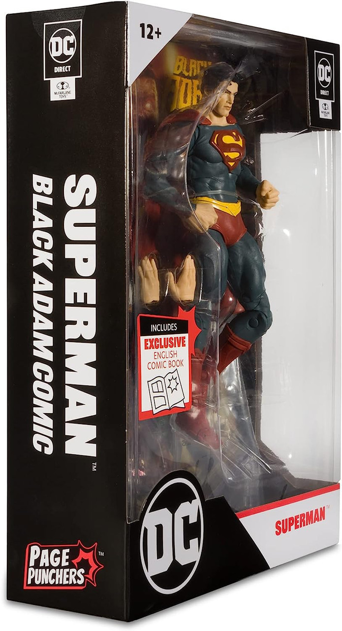  McFarlane Toys DC Direct - Page Punchers - 7 Figure with Comic  - Black Adam Wave 1 - Superman : Everything Else