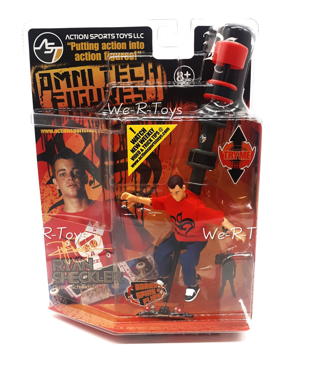 Ryan Sheckler Omni Tech Figure 2008 Action Sports Toys - We-R-Toys
