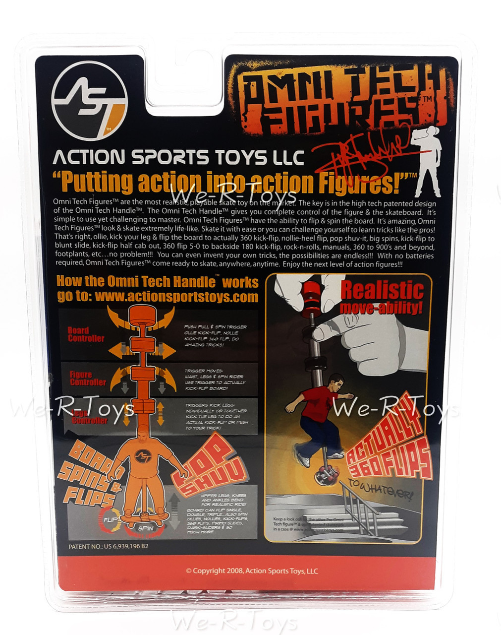 Ryan Sheckler Omni Tech Figure 2008 Action Sports Toys - We-R-Toys