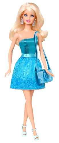 Barbie Glitz Doll Blue Dress 2013 Mattel BCN34 Barbie Glitz Doll Blue Dress 2013 Mattel BCN34