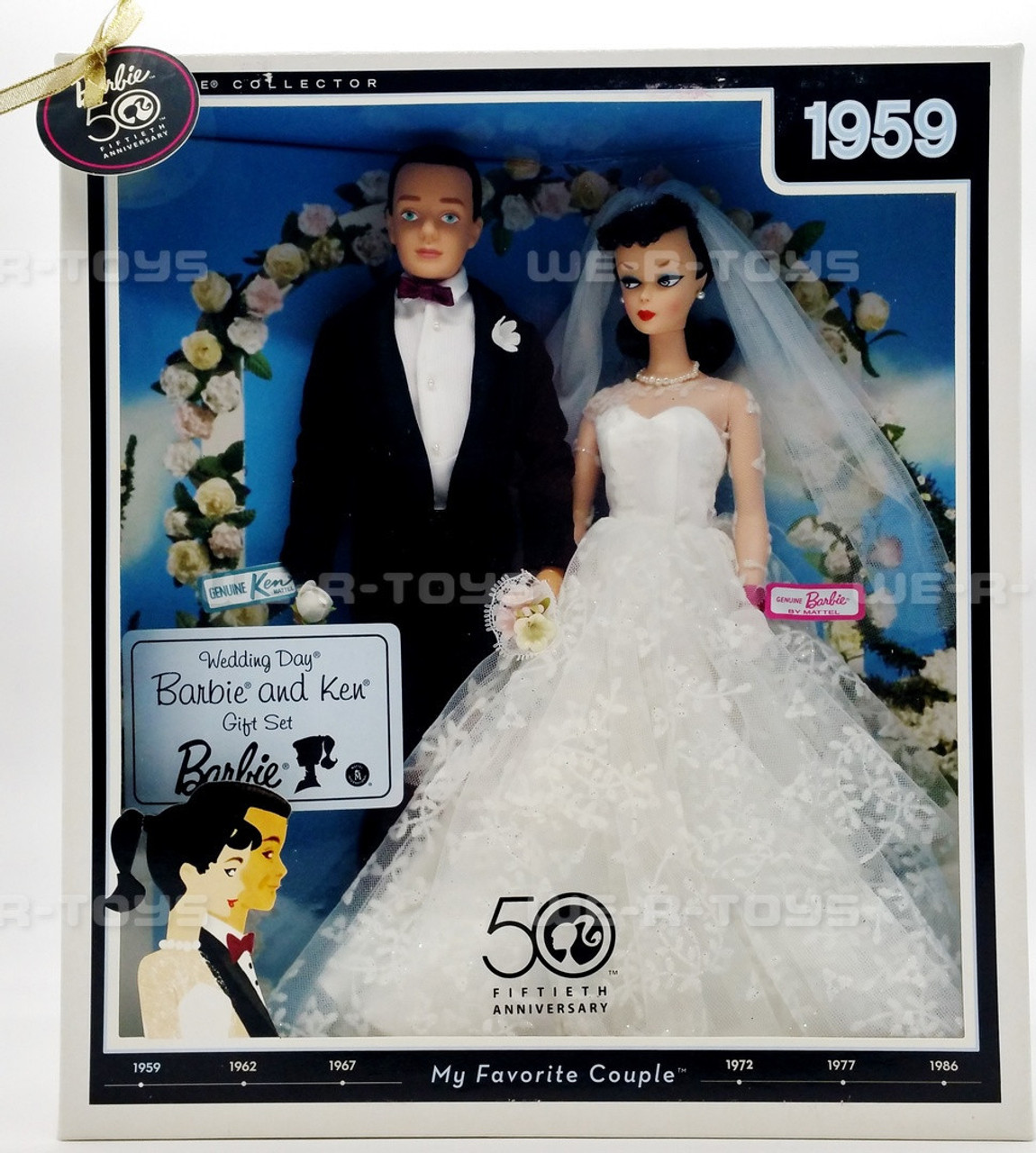 Barbie Collector 50th Anniversary Dolls - Wedding Day Barbie and Ken  Giftset (japan import)