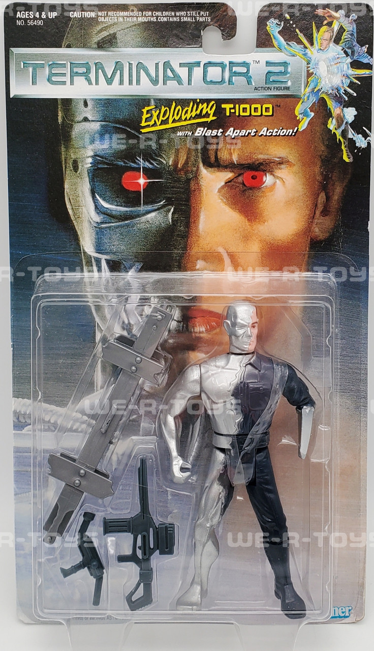 Terminator 2 Exploding T-1000 Action Figure With Blast Apart Action Kenner  NRFP