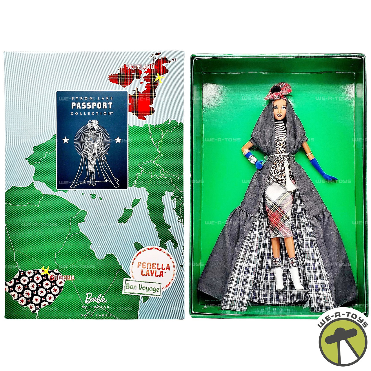 Byron Lars Fenella Layla African American Barbie Doll 2011 Mattel
