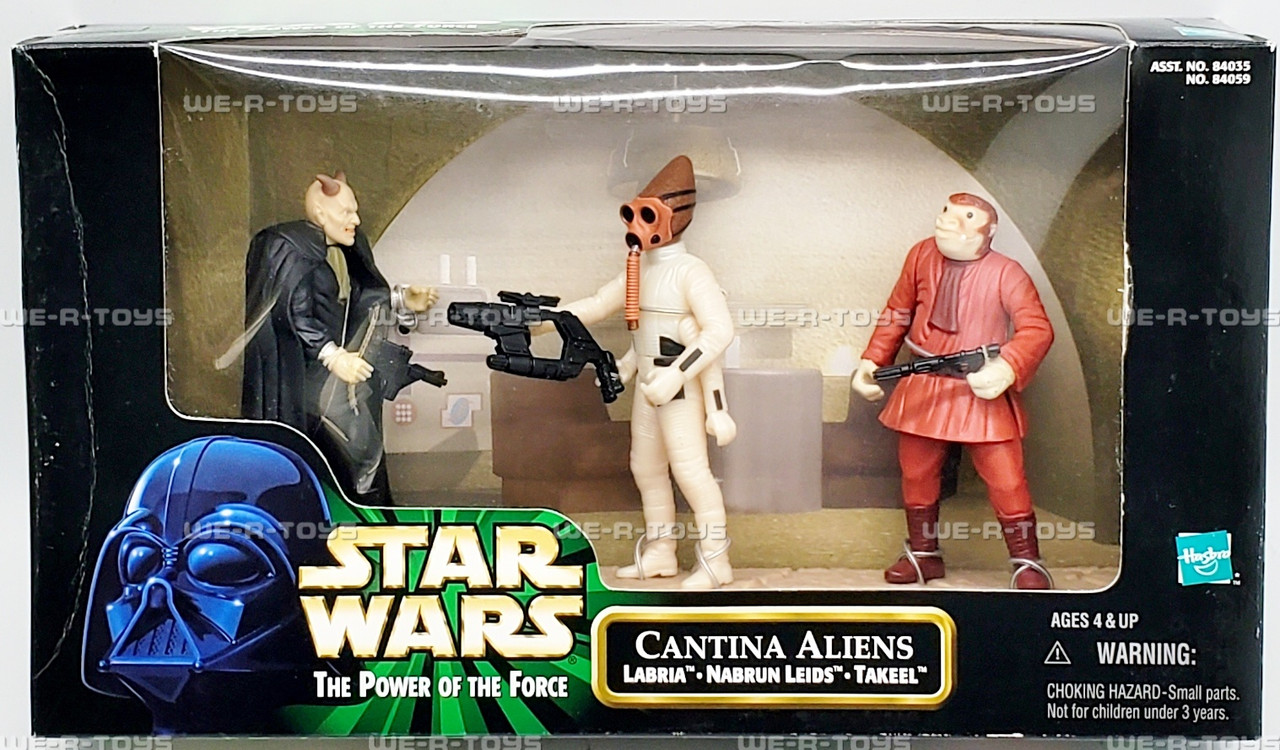 Star Wars Power of the Force Cantina Aliens Labria, Nabrun Leids