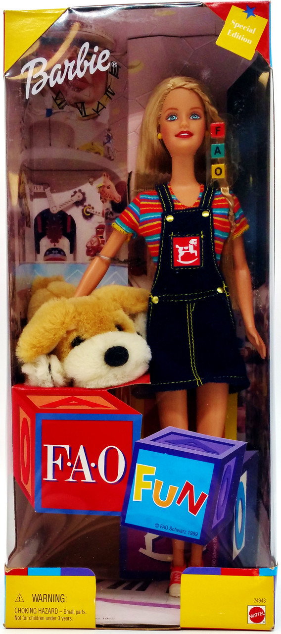 Barbie FAO Fun Doll FAO Schwarz Special Edition 1999 Mattel 24943