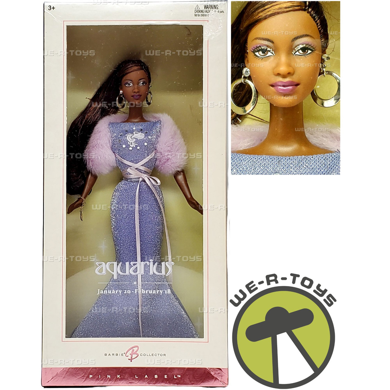Barbie Collector Pink Label Aquarius Doll 2004 Mattel C6251