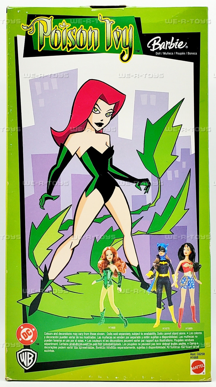 Barbie DC Comic Poison Ivy Doll 2004 Mattel H1668 - We-R-Toys Barbie DC Comic Poison Ivy Doll 2004 Mattel H1668 - We-R-Toys
