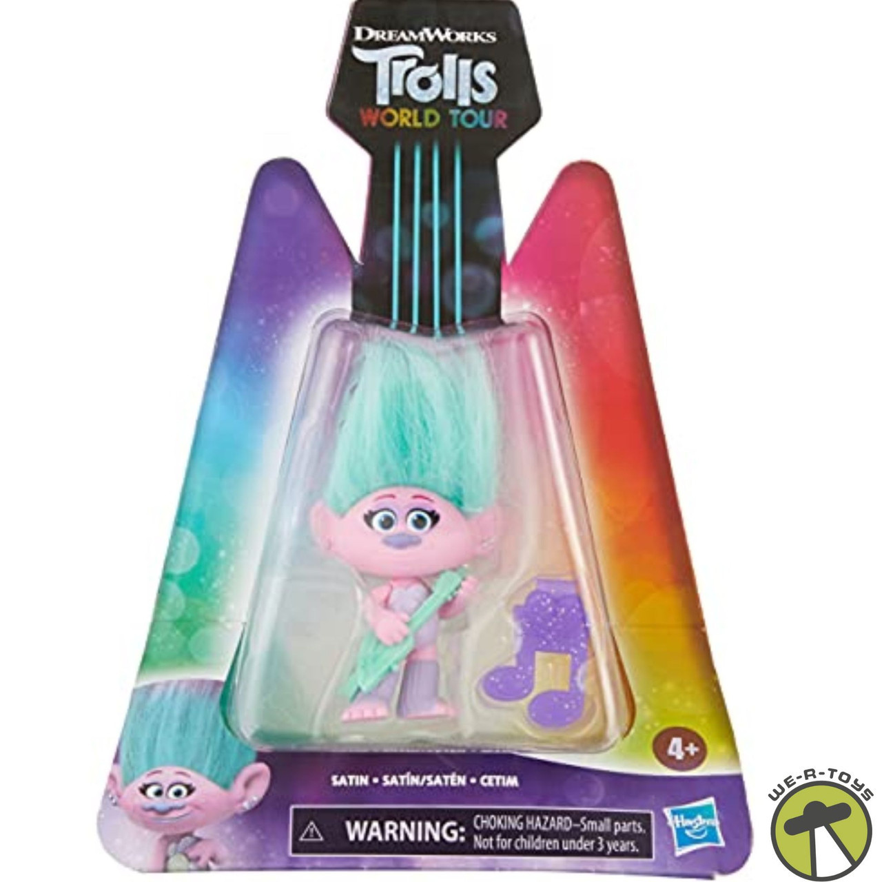 Trolls DreamWorks World Tour Satin Doll with Guitar Accessory and