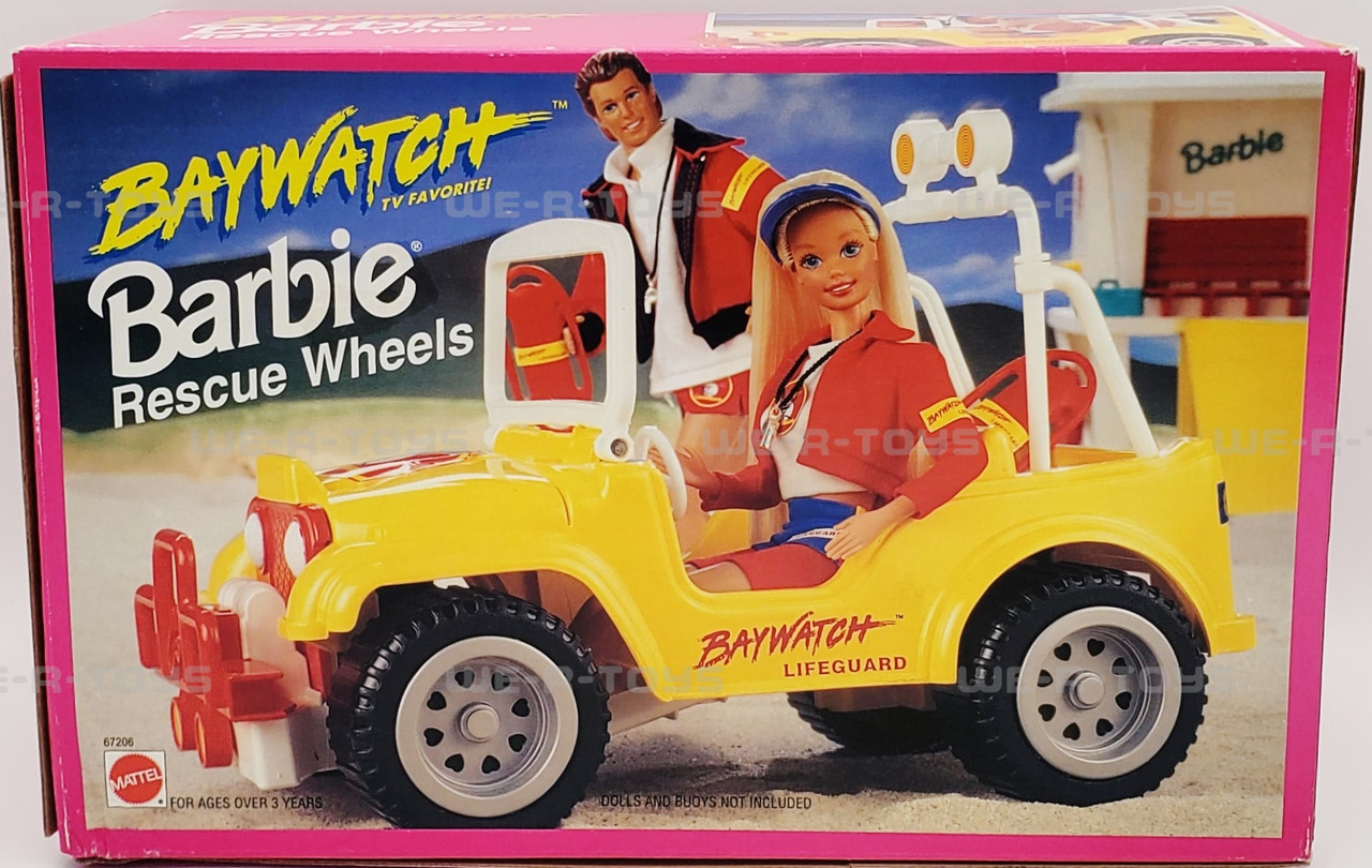 Barbie Baywatch TV Favorite! Rescue Wheels Vehicle 1994 Mattel No. 67206 NEW