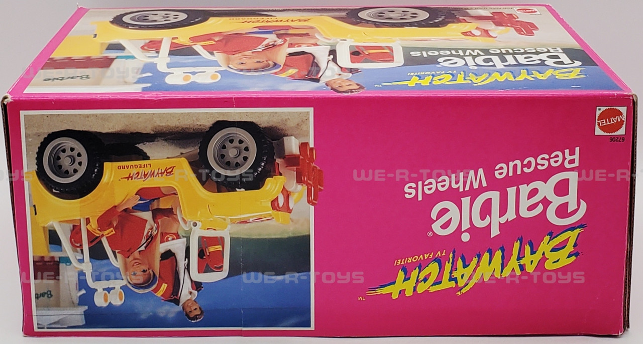 Barbie Baywatch TV Favorite! Rescue Wheels Vehicle 1994 Mattel No. 67206 NEW