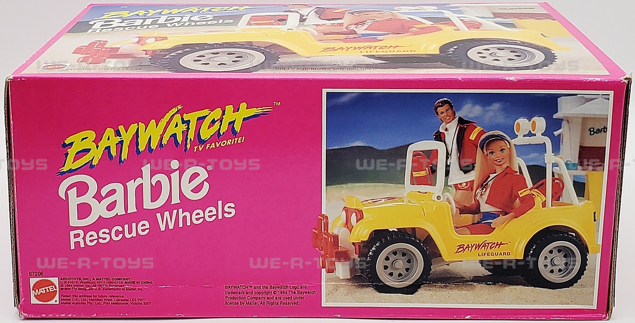 Barbie Baywatch TV Favorite! Rescue Wheels Vehicle 1994 Mattel No. 67206 NEW