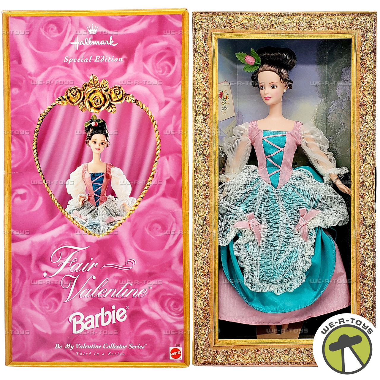 Barbie Fair Valentine Hallmark Doll 1997 Mattel 18091