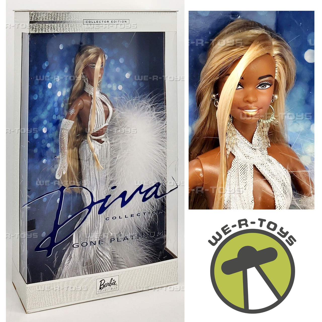 Barbie Diva Barbie Gone Platinum African American Doll 2001 Mattel