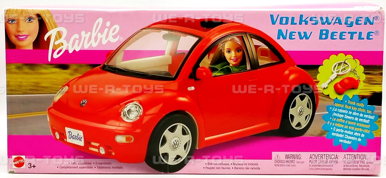 Barbie Volkswagen New Beetle Red 2003 Mattel 47539 We-R-Toys