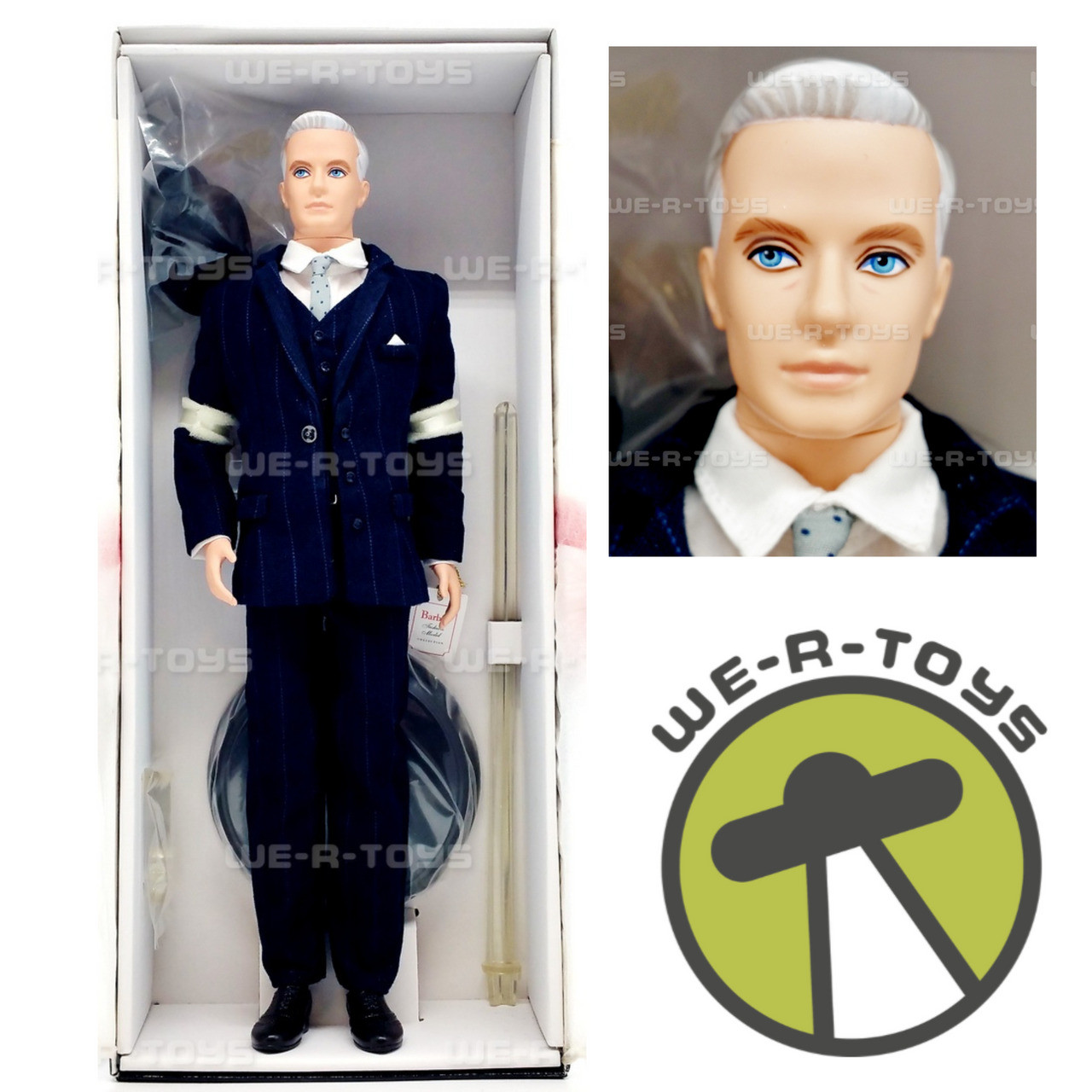 Mad Men Silkstone Barbie Roger Sterling Gold Label 2010 Mattel T4549