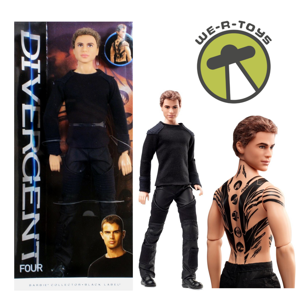 バービー Barbie Collector Divergent Tris Doll 人形 ドール おもちゃ Year 2013 Barbie Collector Black Label Divergent Doll - TRIS in Training  Outfit