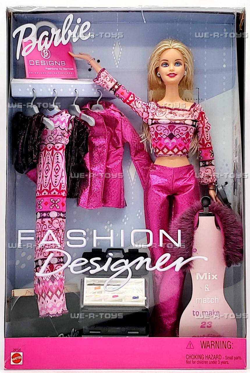 Barbie Fashion Designer Doll with Fashion to Mix and Match 2000