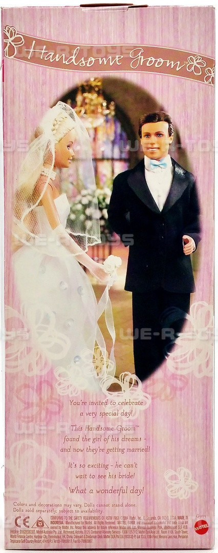 Handsome Groom Ken Barbie Doll 2004 Mattel G9073 - We-R-Toys