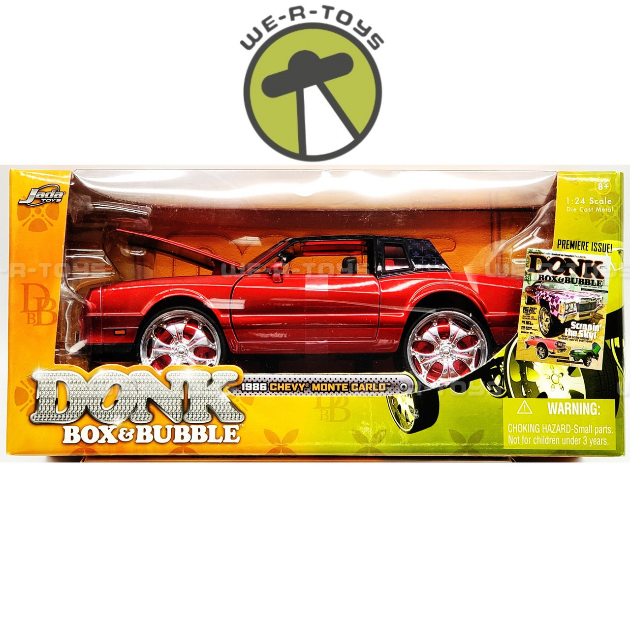 Donk Box & Bubble 1986 Chevy Monte Carlo Vehicle Jada Toys 2006 No. 53030  NRFB