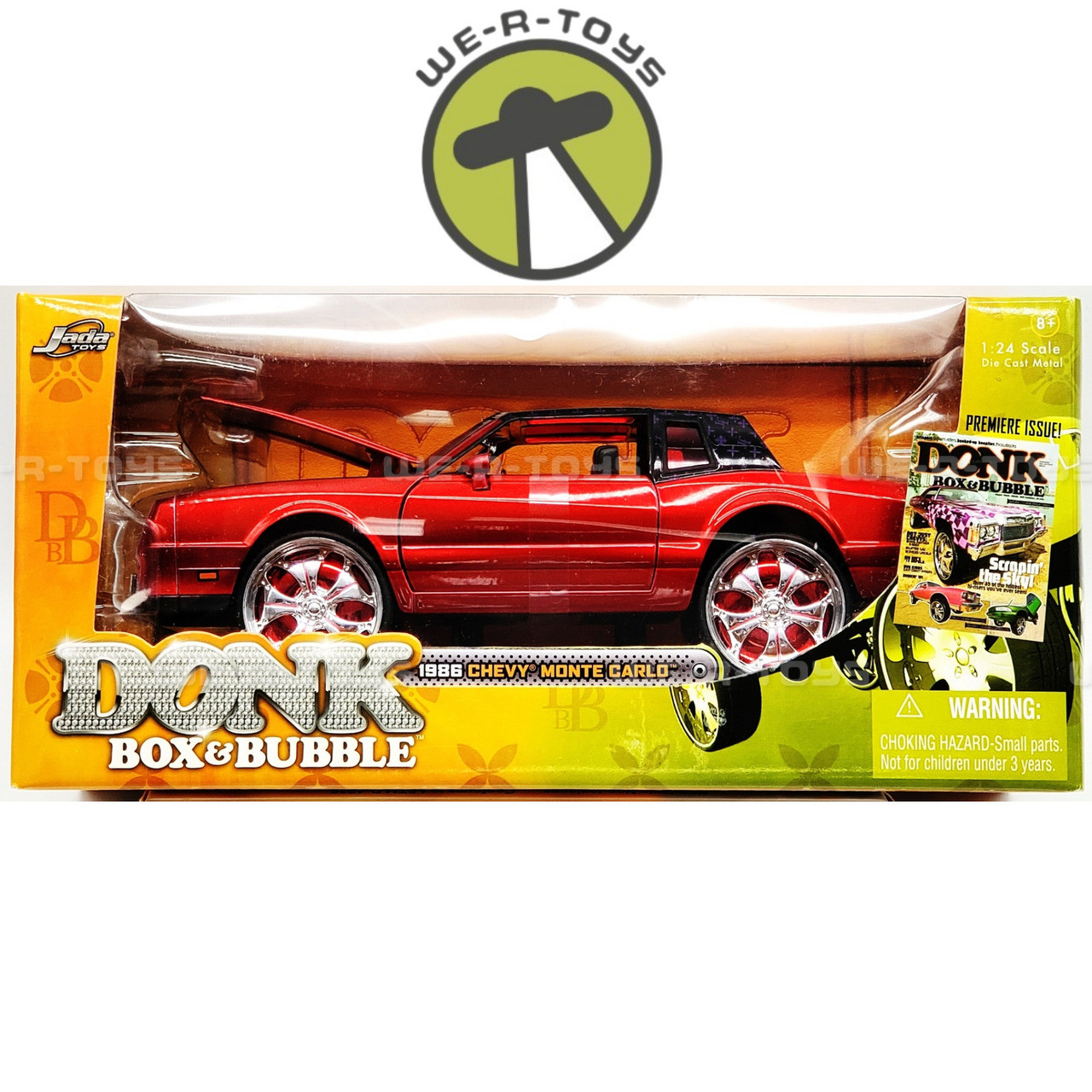 Donk Box & Bubble 1986 Chevy Monte Carlo Vehicle Jada Toys 2006 No. 53030  NRFB - We-R-Toys