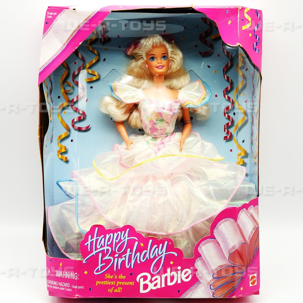 Happy Birthday Barbie Doll She's The Prettiest Present of All 1995 No.  14649 NEW