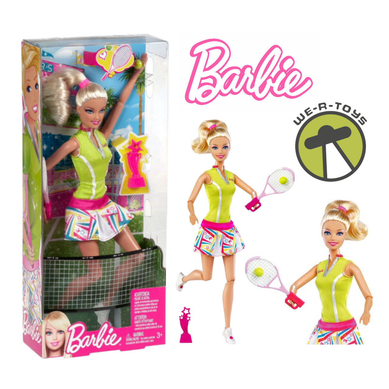 Barbie I Can Be Team Barbie Tennis Champion Doll 2011 Mattel W3767