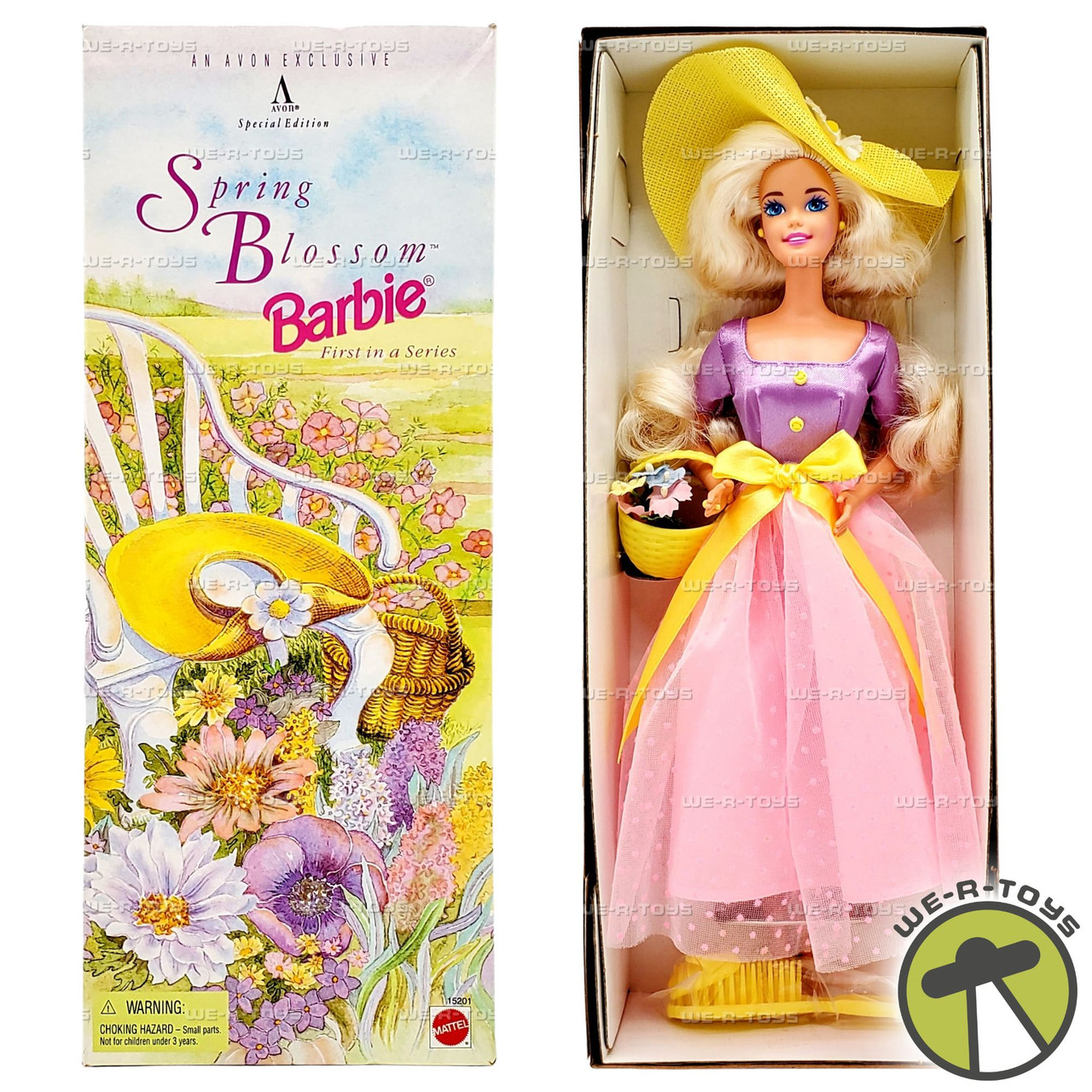 Spring Blossom Barbie Avon Exclusive 1995 Mattel 15201 - We-R-Toys