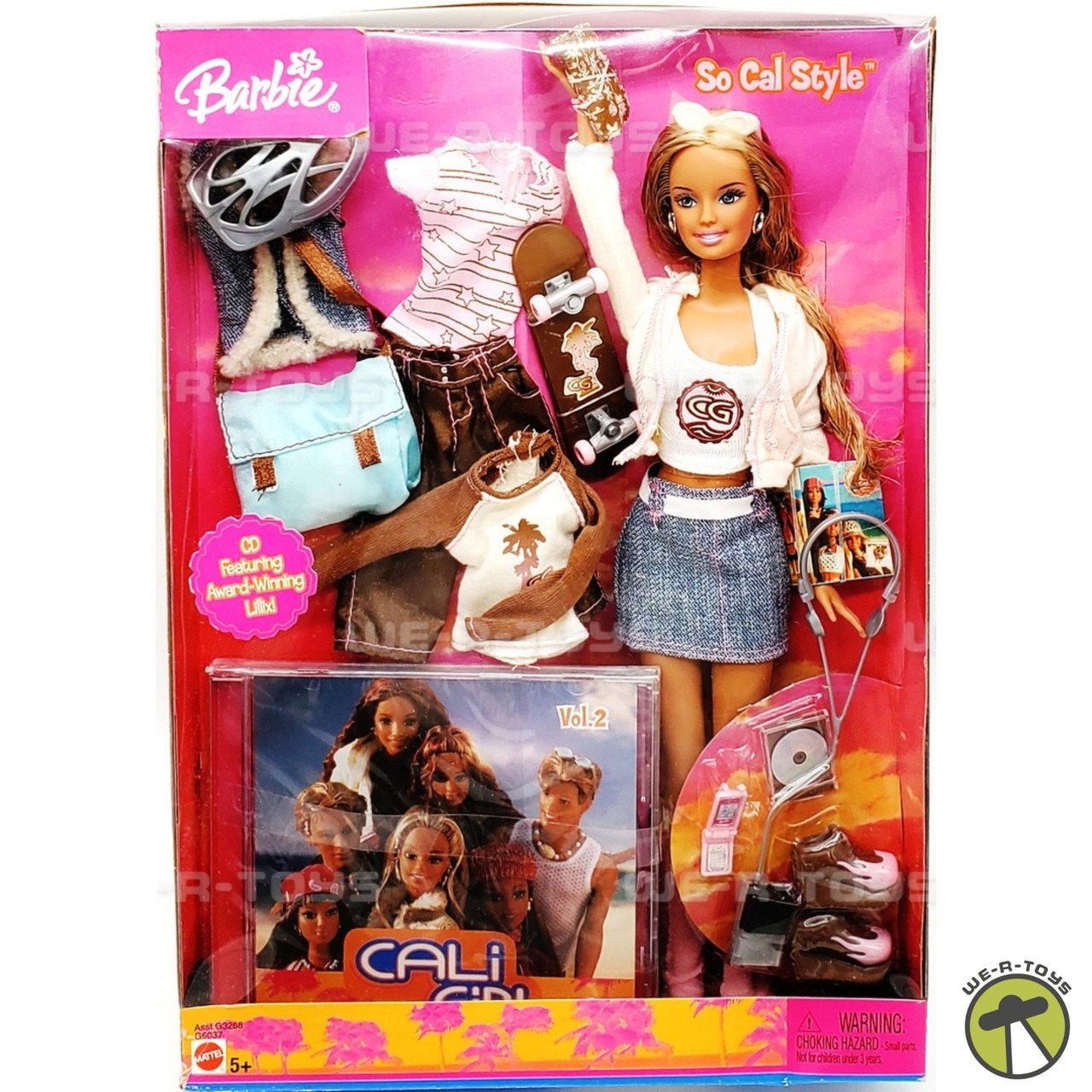 Barbie Cali Girl So Cal Style Doll With CD 2004 Mattel #G3268 NRFB