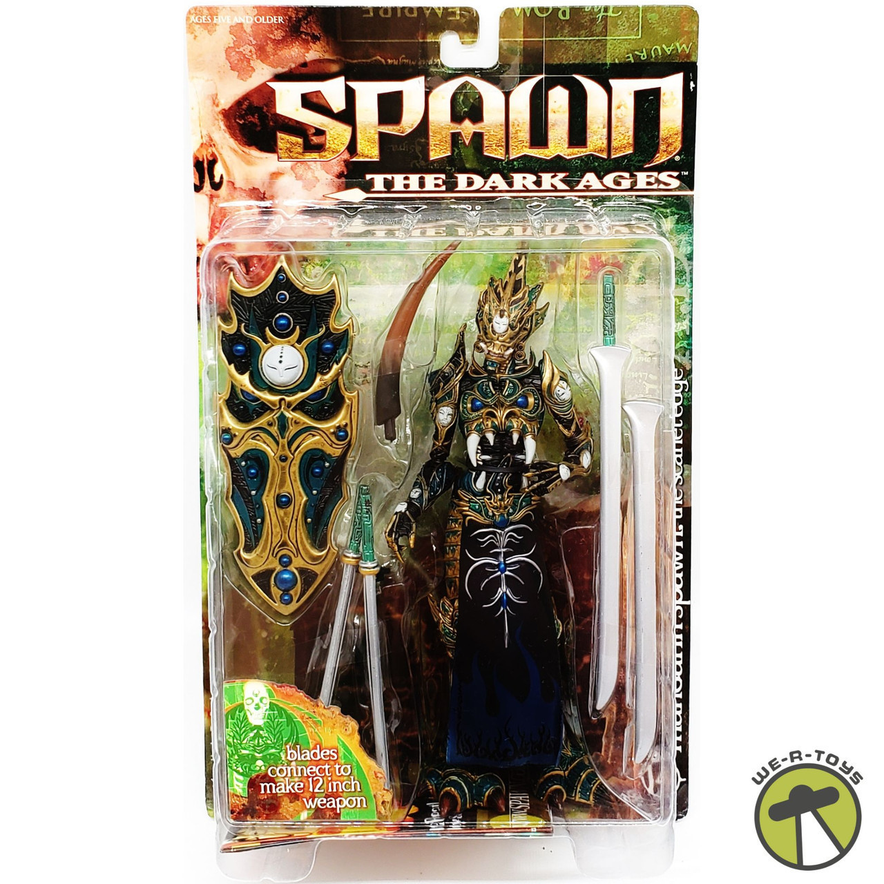 Spawn the Dark Ages Mandarin Spawn The Scarlet Edge Figure Blue Version 1999