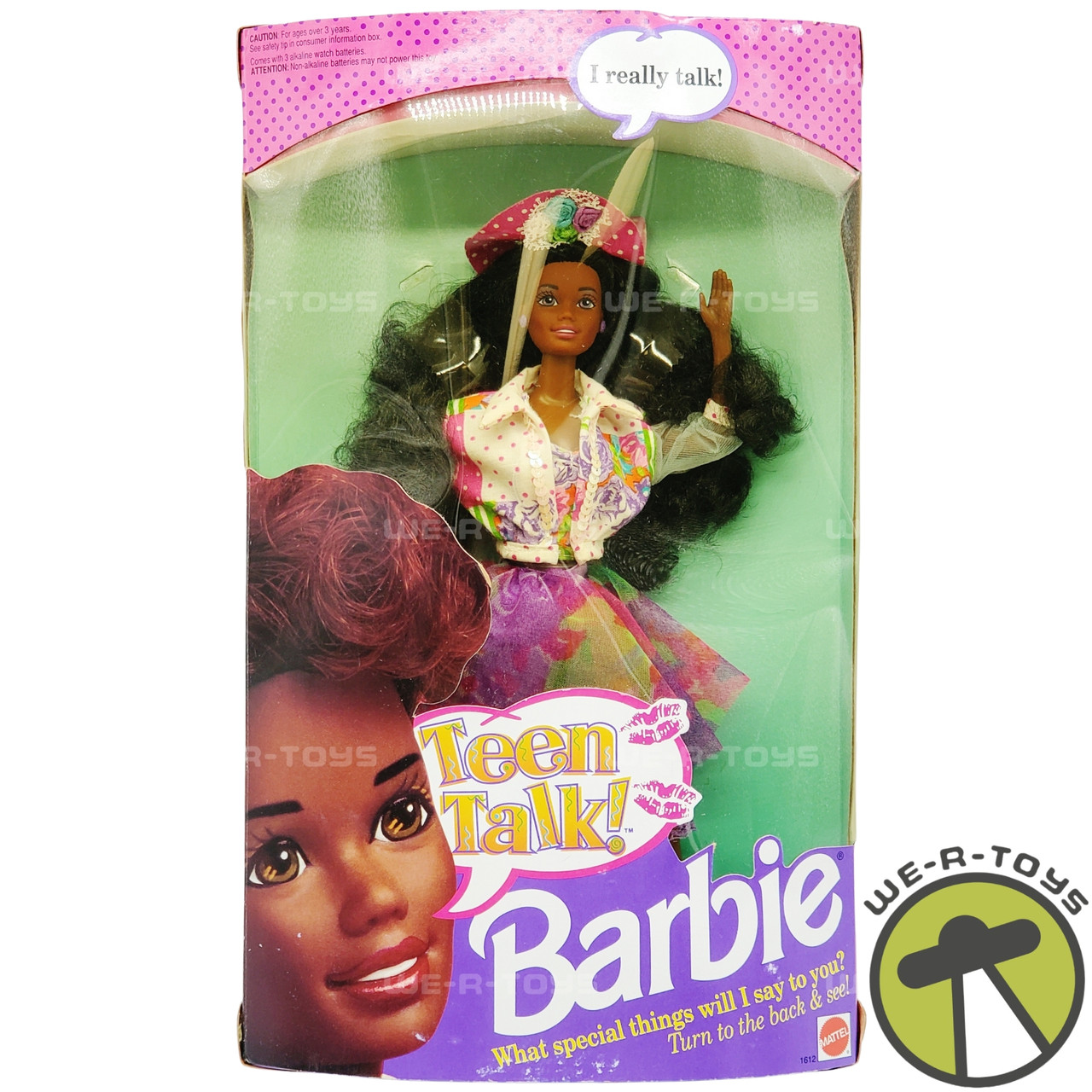 Barbie Teen Talk African American Talking Doll 1991 Mattel No