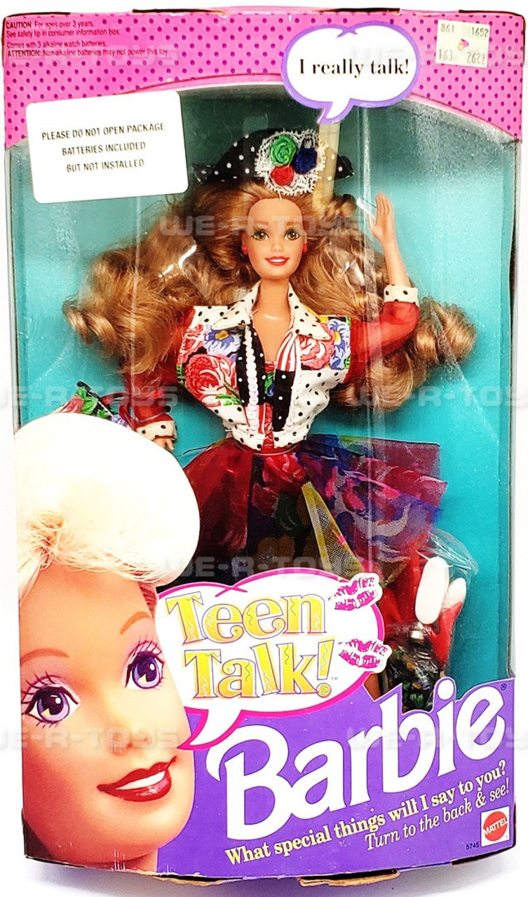 Barbie Teen Talk Doll I Really Talk 1991 Mattel #5745 NRFB