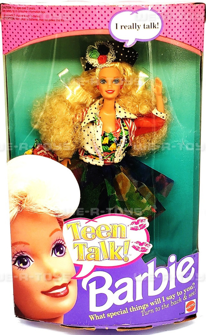 Barbie Teen Talk Doll Blonde 1991 Mattel #5745 NRFB