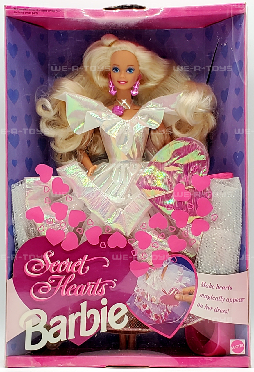 Barbie Secret Hearts Barbie Doll 1992 Mattel 7902 - We-R-Toys