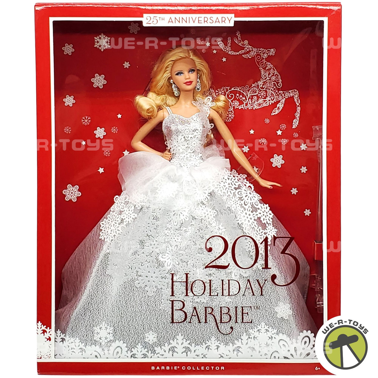 2013 Holiday Barbie Doll 25th Anniversary Mattel X8271 2013 Holiday Barbie Doll 25th Anniversary Mattel X8271