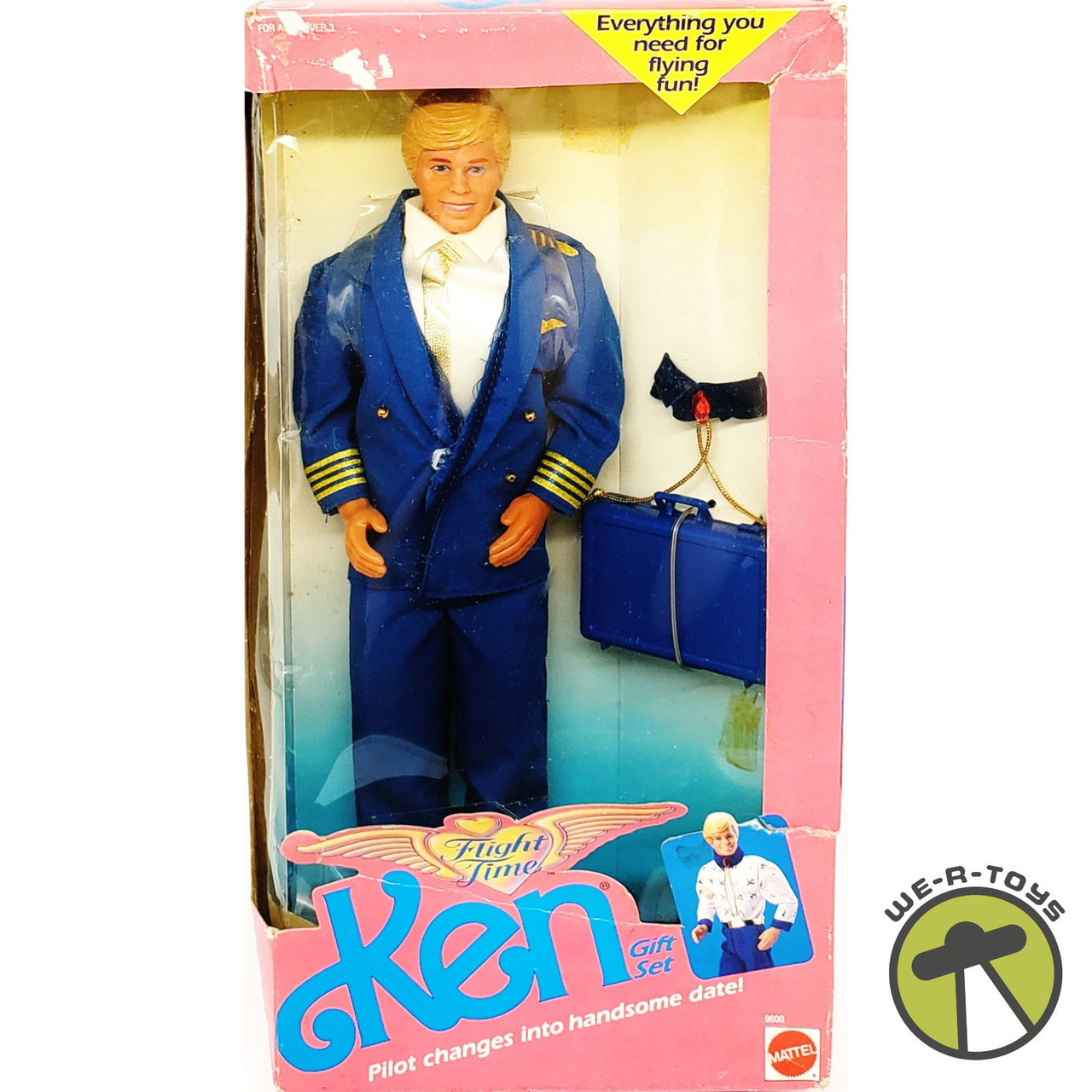 Barbie Flight Time Ken Gift Set 1989 Mattel #9600 NRFB