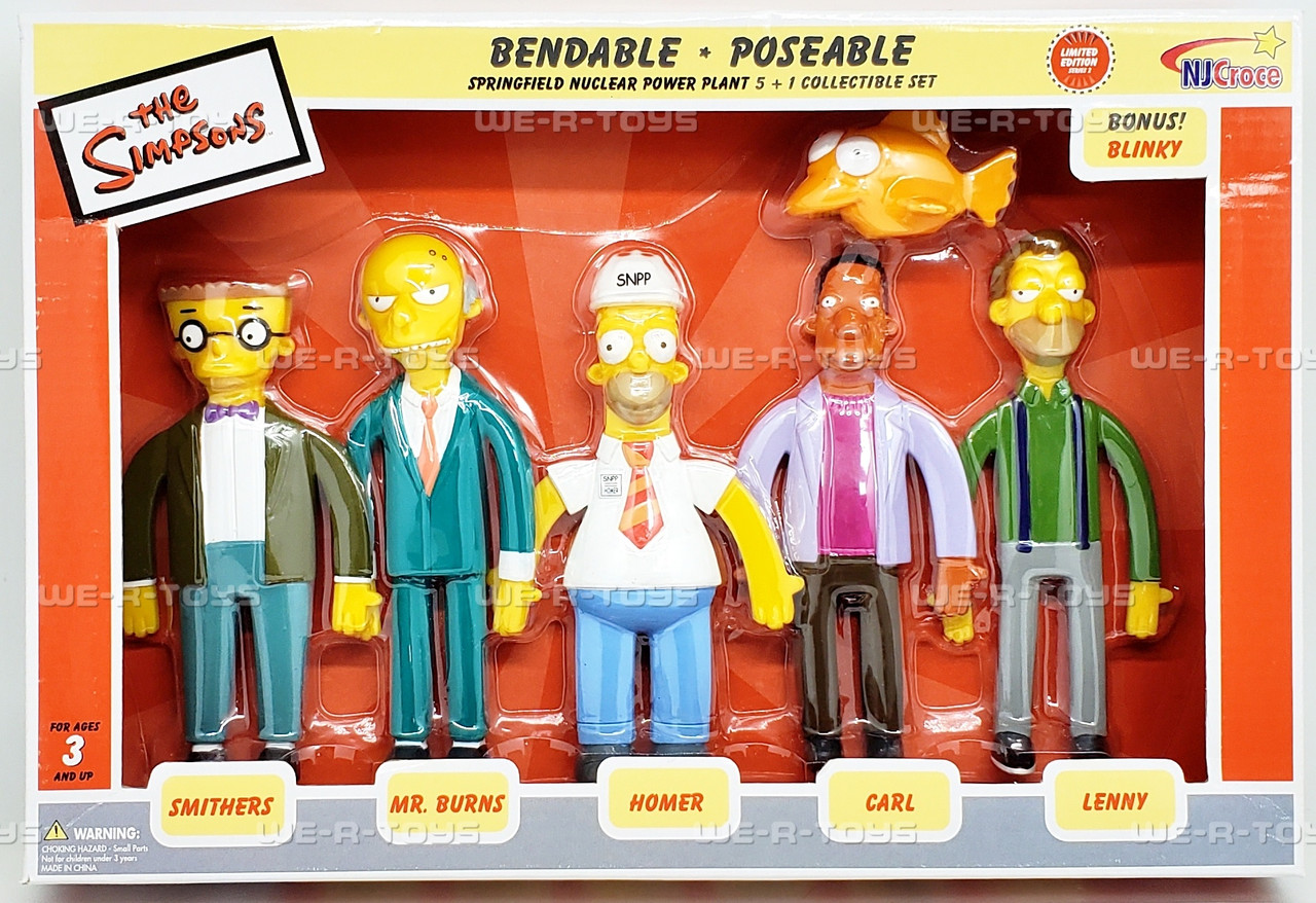 The Simpsons Bendable Poseable Springfield Nuclear Power Plant