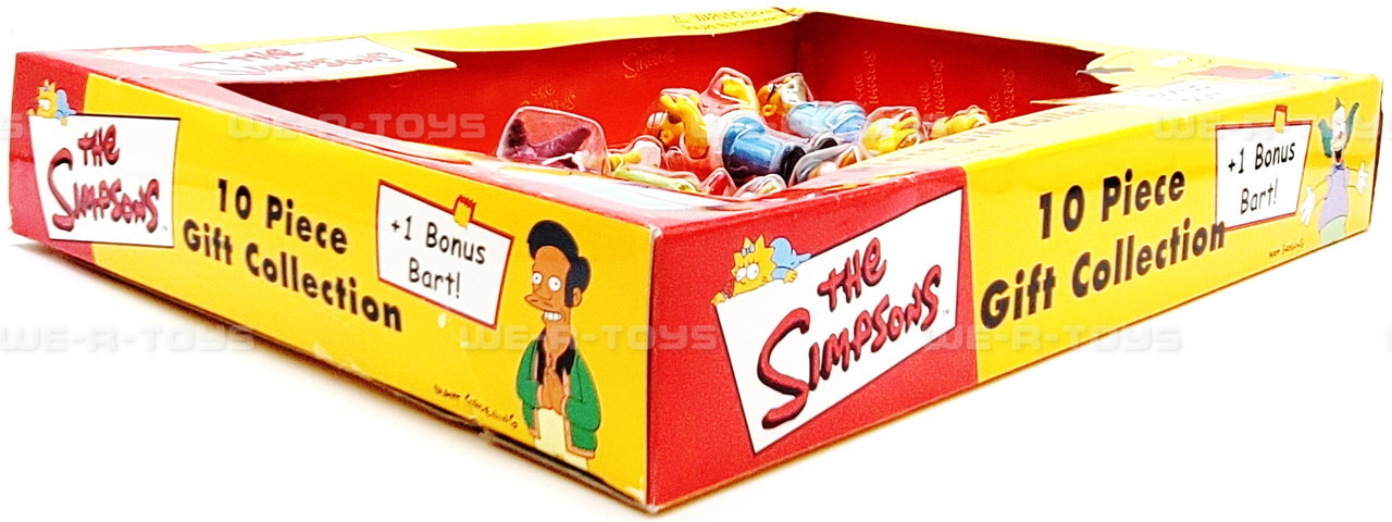 The Simpsons 10 Piece Gift Collection + 1 Bonus Bart Figure 2000