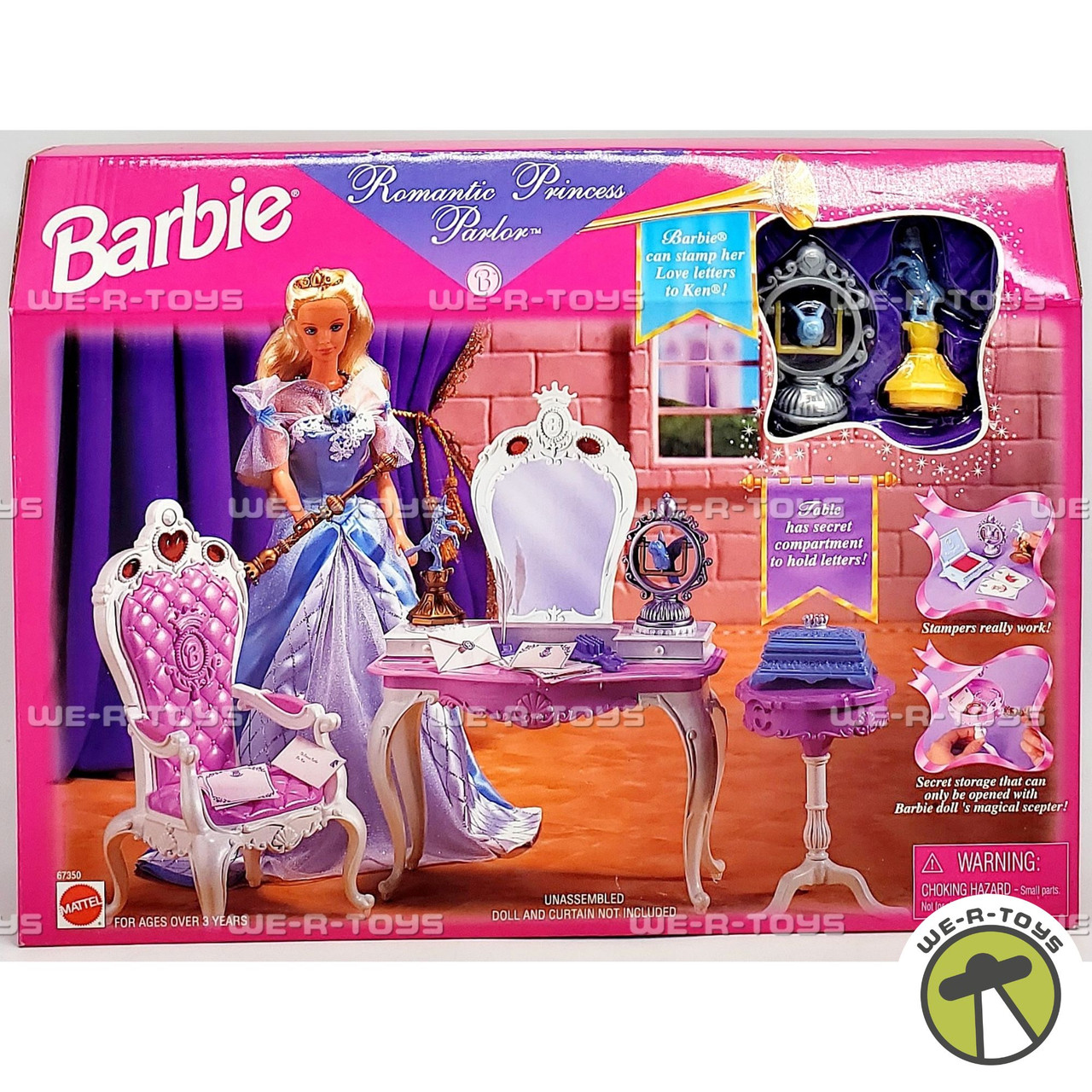 Barbie Romantic Princess Parlor Doll Furniture Playset 1998 Mattel