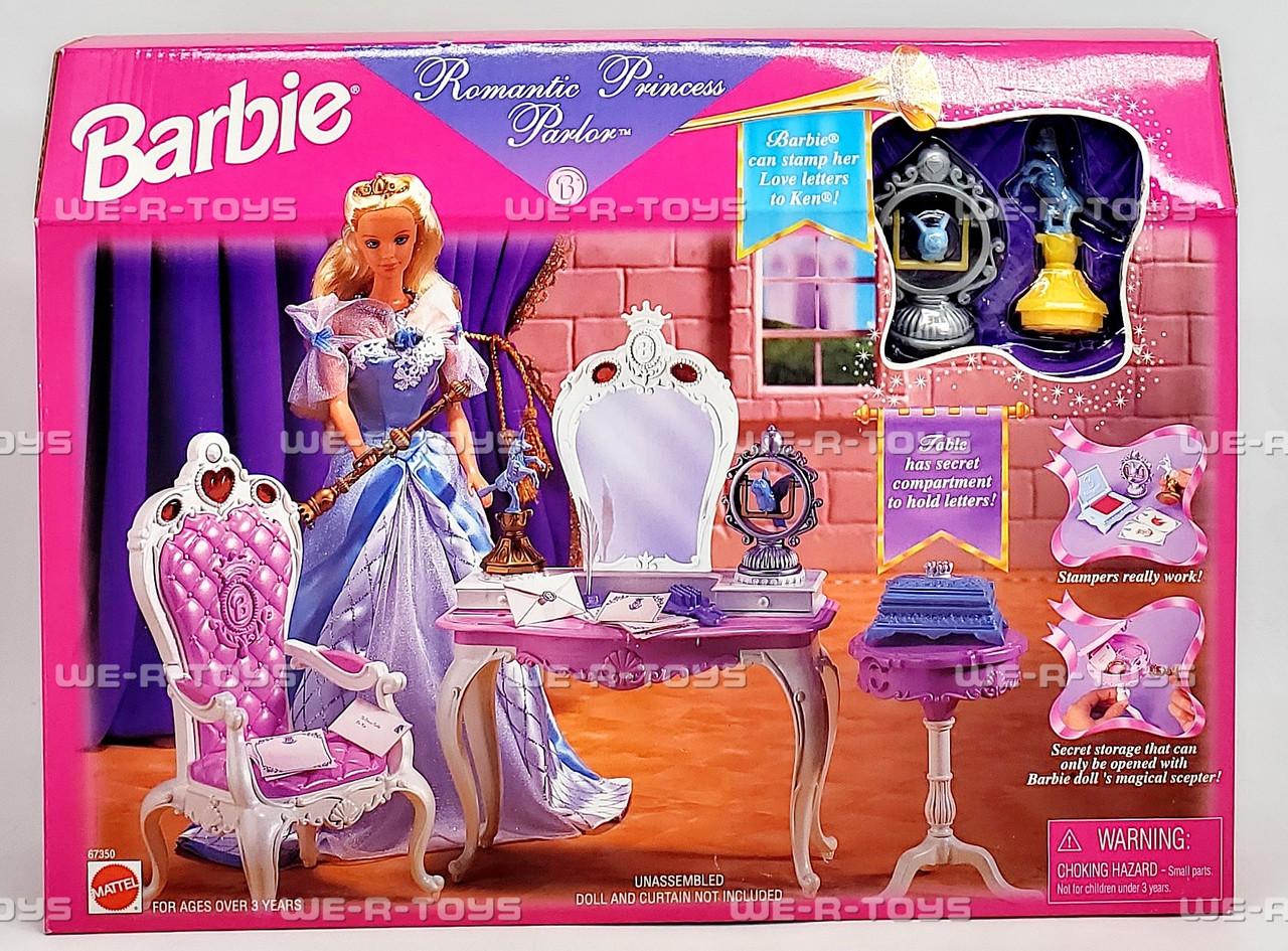 Barbie Romantic Princess Parlor Doll Furniture Playset 1998 Mattel