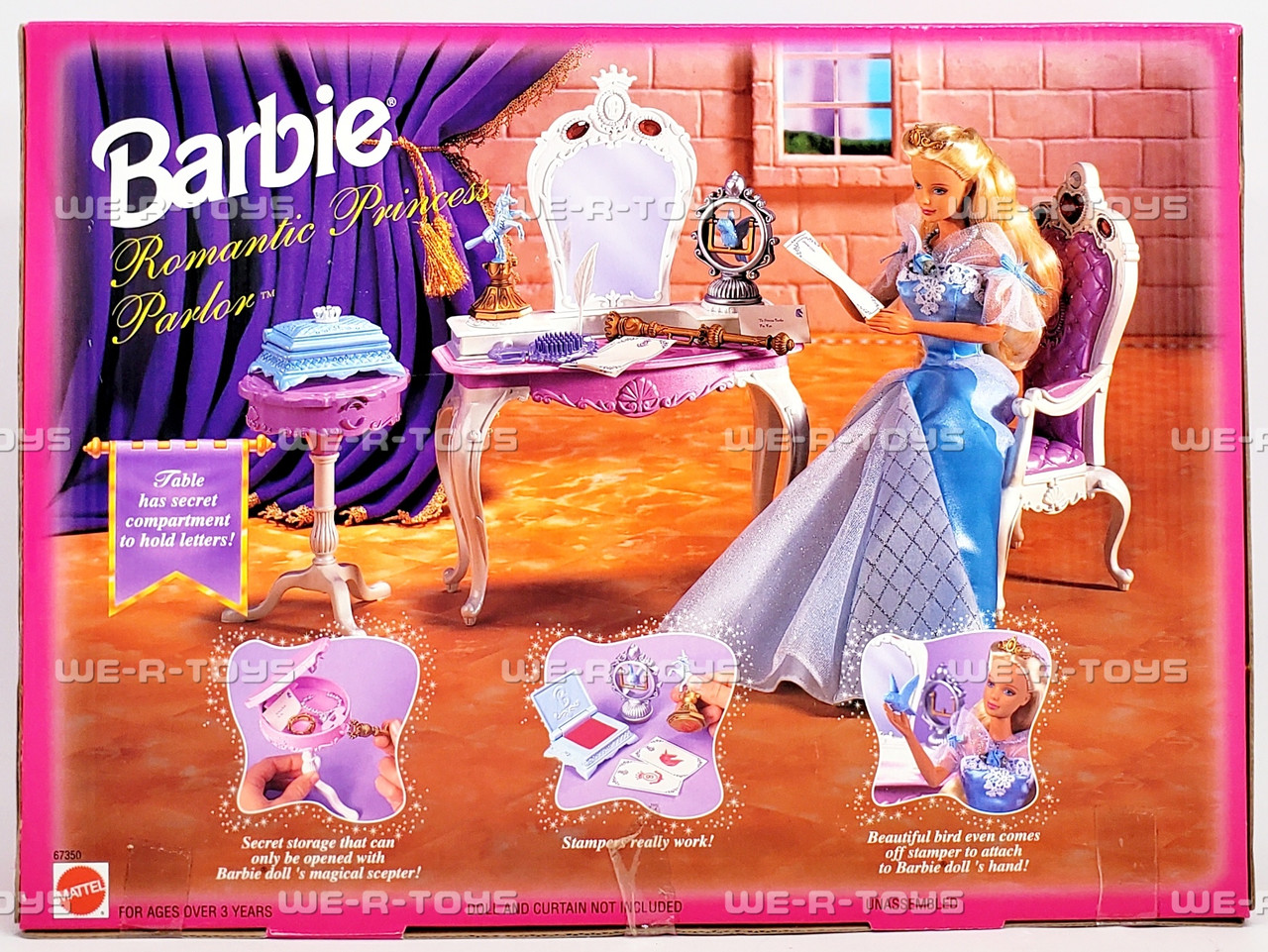 Barbie Romantic Princess Parlor Doll Furniture Playset 1998 Mattel