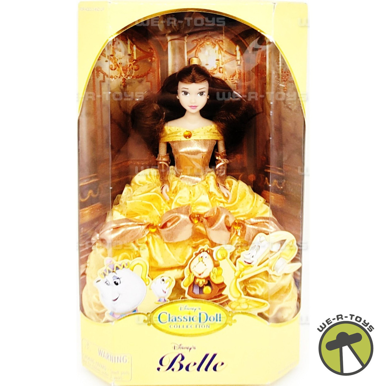 Disney Store Belle Classic Doll – Beauty and the Beast with doll brush  accessory