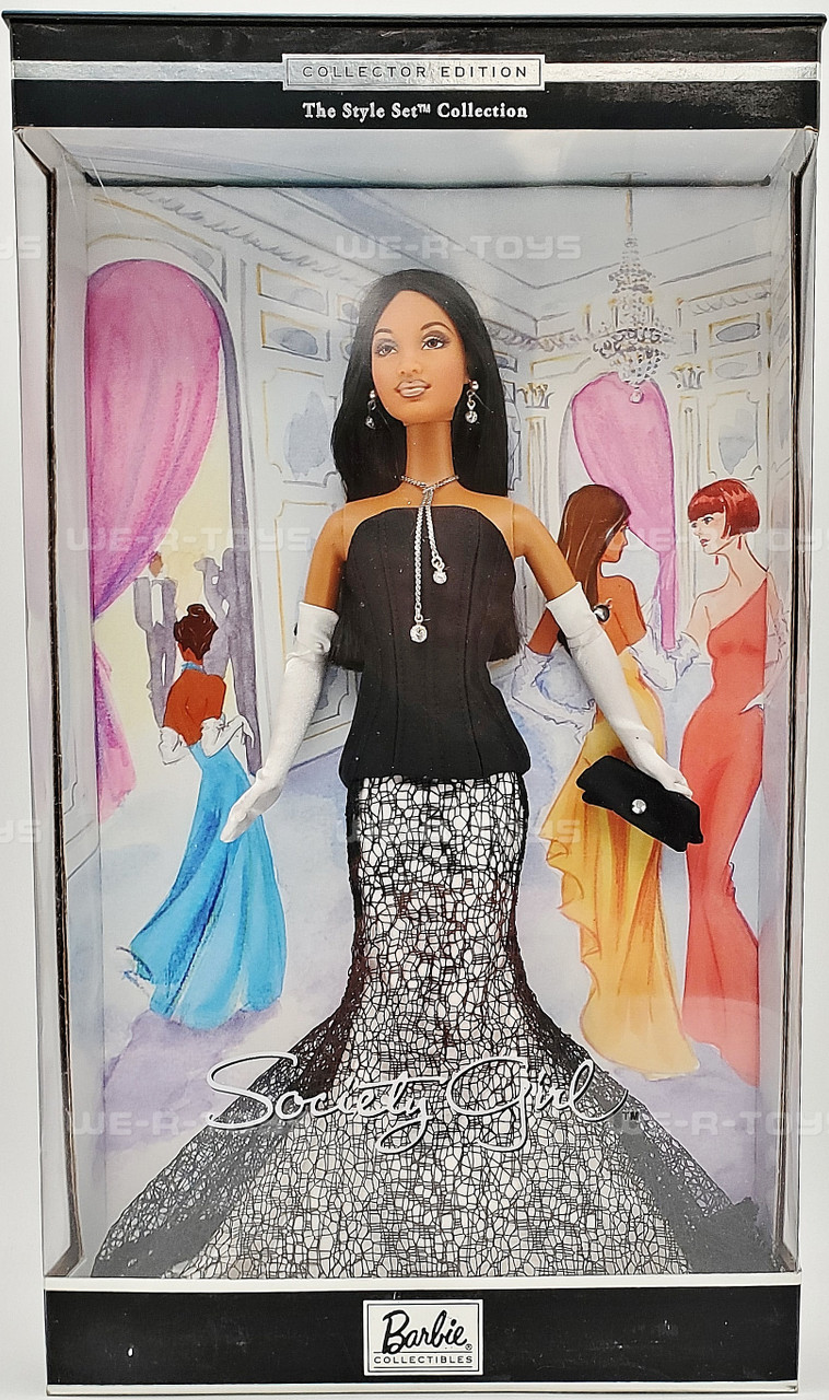 Barbie Society Girl Style Set African American Doll 2001 Mattel 56204 NRFB