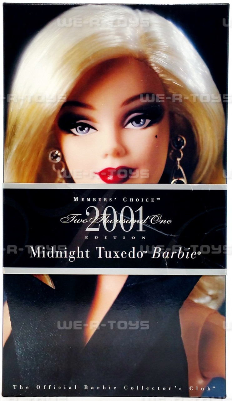 Midnight Tuxedo Barbie Doll Limited Edition 2001 Mattel 28796