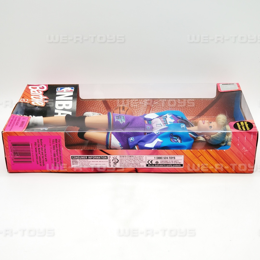 Barbie NBA Utah Jazz Doll Mattel 1998 No. 20708 NRFB - We-R-Toys